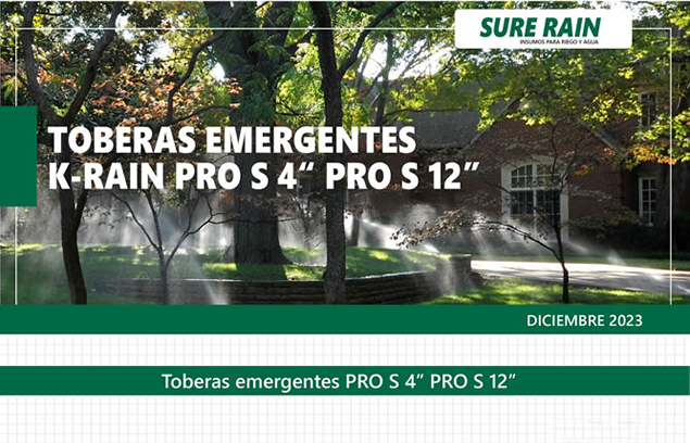 Toberas Emergentes PRO S 4″ y 12″