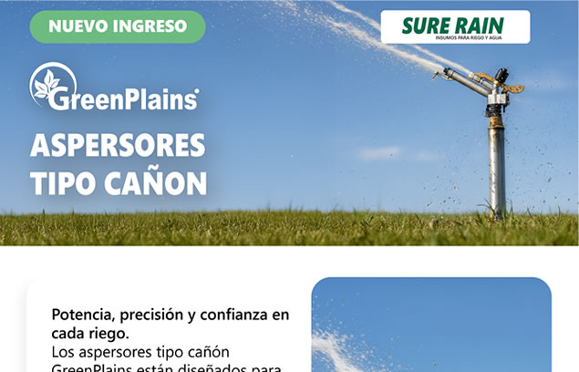 NUEVOS! Aspersores GREENPLAINS