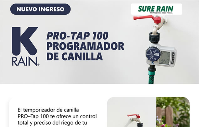 Nuevo! PRO-TAP 100 de K-RAIN