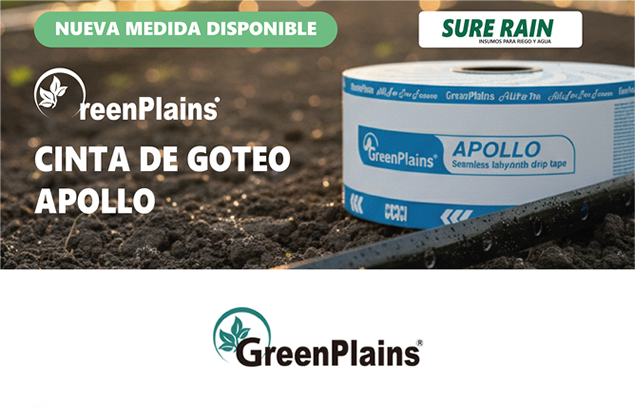 Cinta de Goteo APOLLO GreenPlains NUEVA MEDIDA!