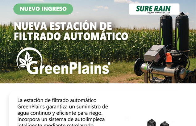 NUEVO INGRESO! Estación de Filtrado Automático GreenPlains